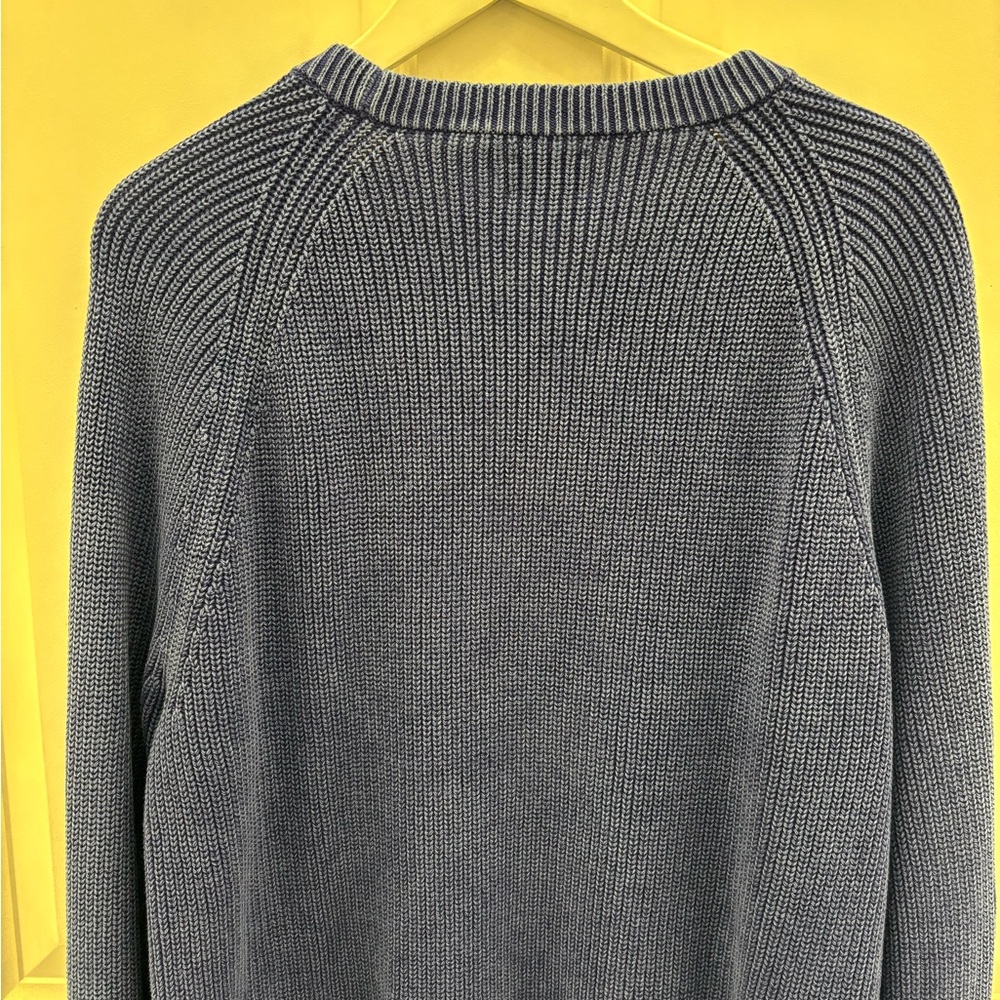 J. Crew Men’s Heritage Cotton Shaker-stitch Sweater Large - Picture 7 of 10